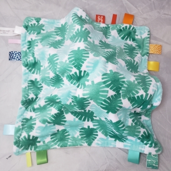 Bright Starts Cuddle‘nTags Elephant Taggie  Lovie Lovey Baby Comfort Blanket EUC - Picture 10 of 16